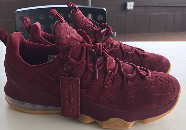 nike lebron 13 low red gum