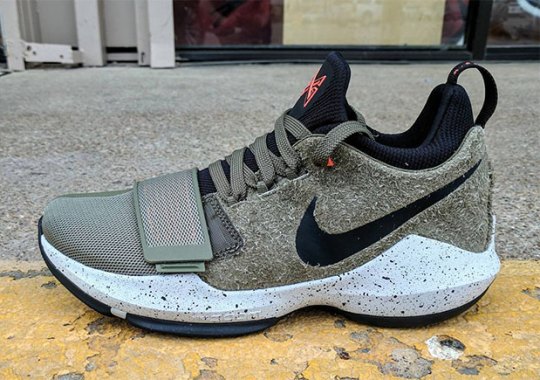 nike pg1 elements olive orange