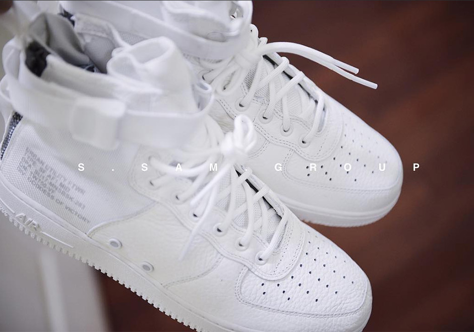 Nike SF-AF1 Mid Triple White Preview | SneakerNews.com