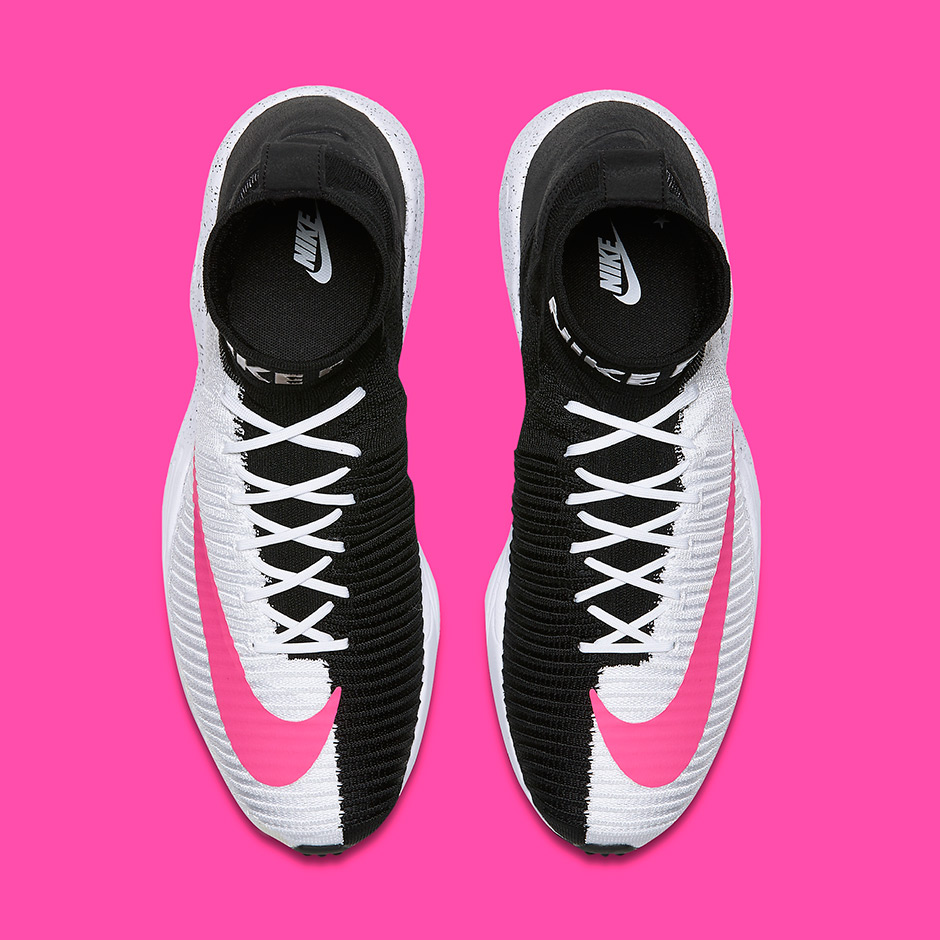 Nike Zoom Mercurial Flyknit Ix Black White Pink 4
