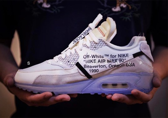 Best Look Yet At The OFF WHITE x Nike Air Max 90
