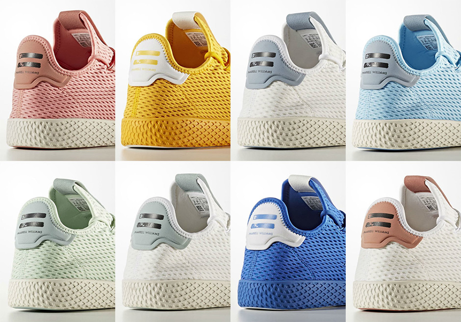 Preview 8 Upcoming Colorways Of The Pharrell x adidas Tennis Hu