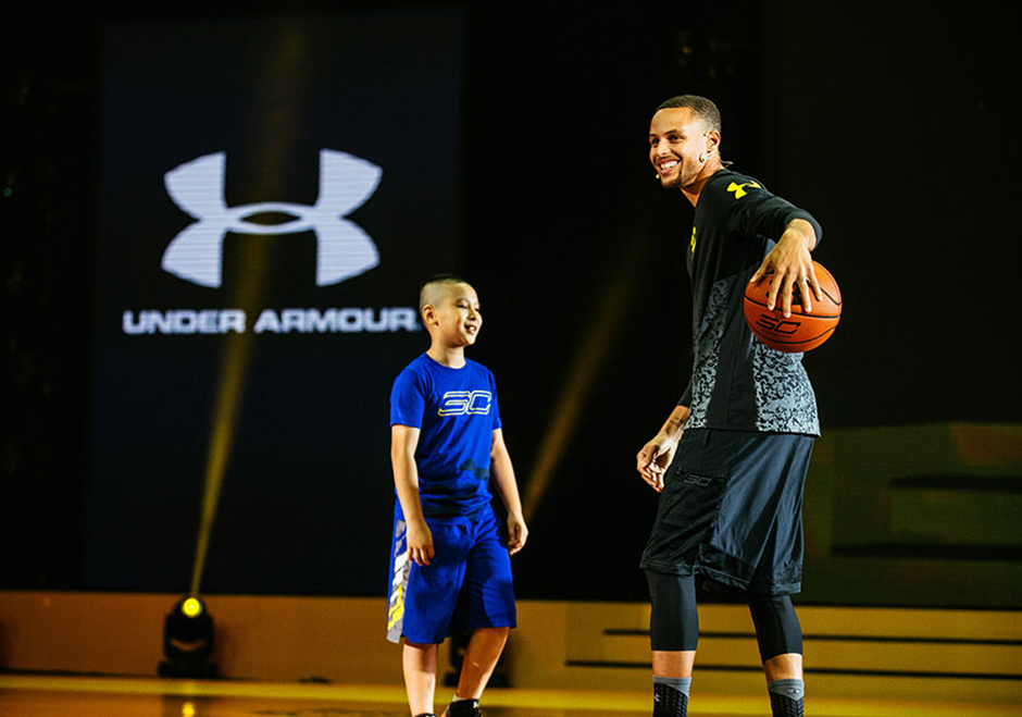 Steph Curry and Under Armour Asia 