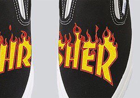 Thrasher And Vans Have A Collab In The Works Featuring The Popular Flames Logo