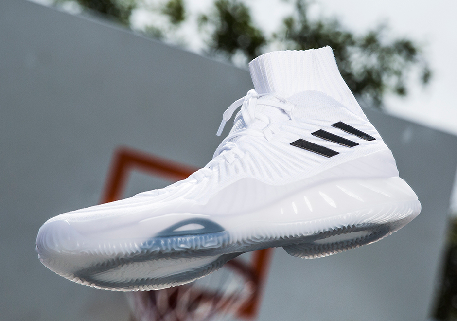 Adidas crazy explosive primeknit sale 2017 white