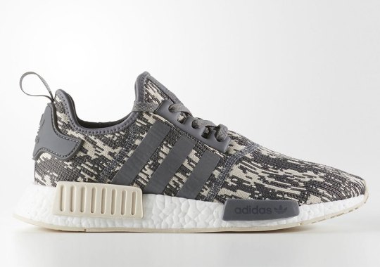 The adidas NMD R1 Pairs “Grey Four” And “Linen” In Glitch Camo