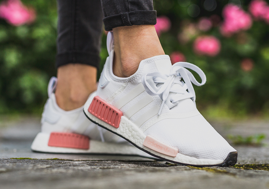 white adidas nmds women's