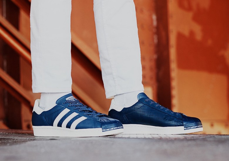 These adidas Originals Superstars Feature A Map Of New York City