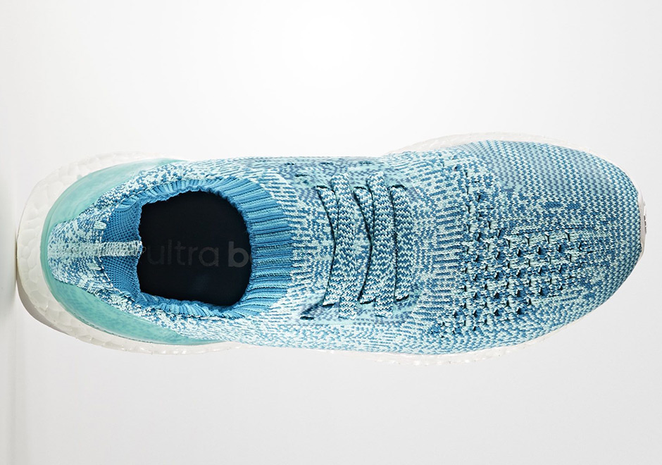 Adidas Ultra Boost Uncaged Energy Aqua Mystery Petrol White Clear Heel 4
