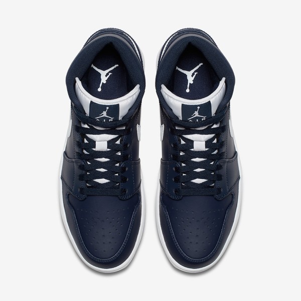 Air Jordan 1 Mid Jeter Obsidian White | SneakerNews.com