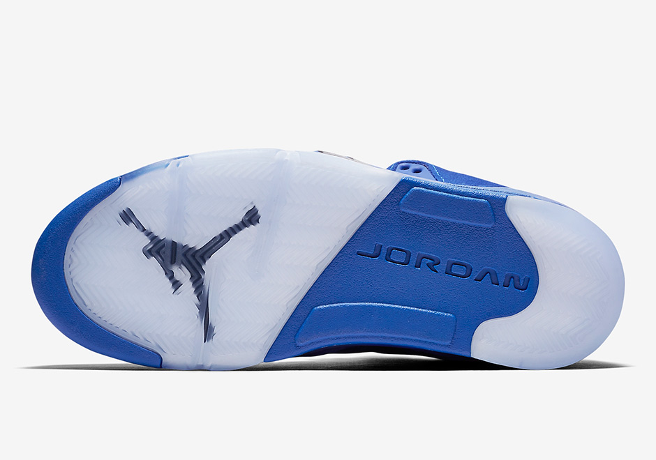 Air Jordan 5 Blue Suede 136027 401 3
