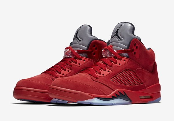 Air Jordan 5 Flight Suit (Red Suede) Release Date 136027-602 ...