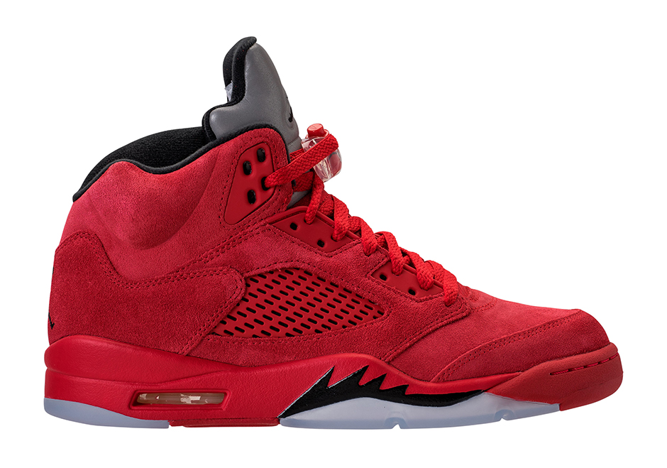 all red leather jordans