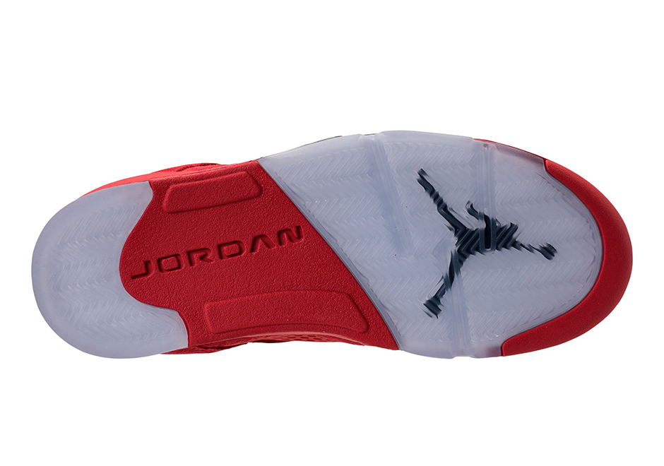 Air Jordan 5 Red Suede July Release Date 136027 602 06