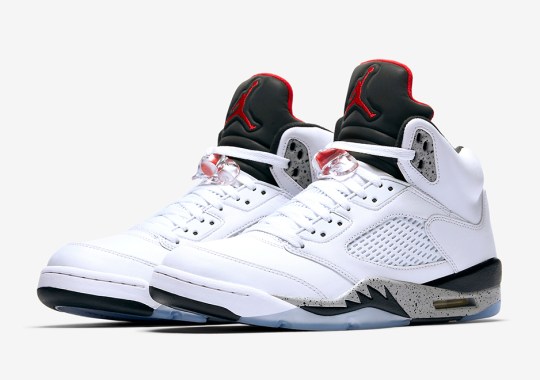 Official Images of the Air Jordan 5 “White/Cement”