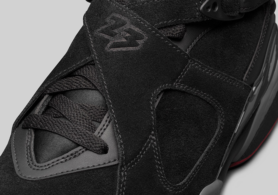 all black jordan 8