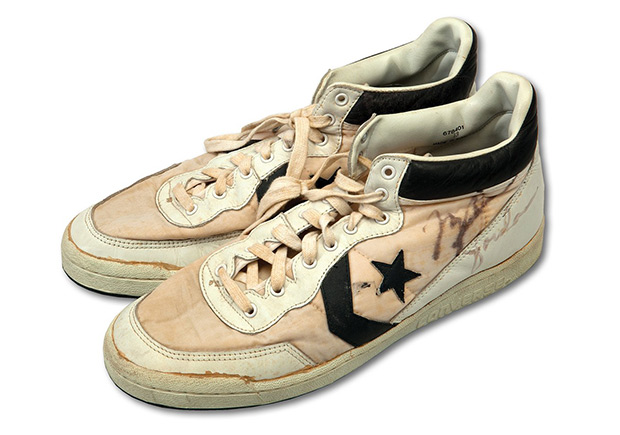 Michael Jordan's Game Worn Converse Shoes From 1984 Olympics Sells For  $190,373 