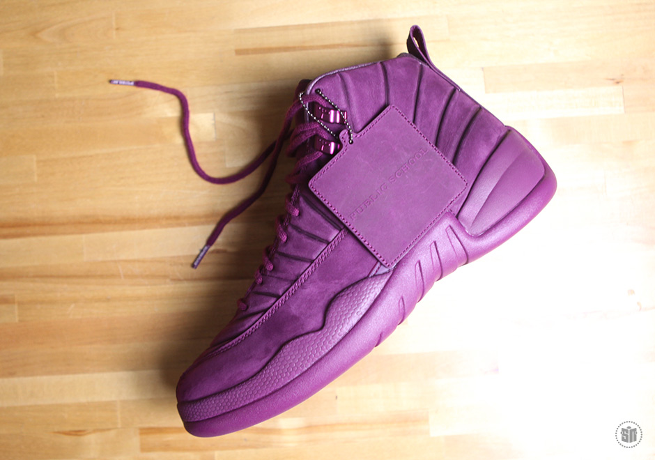 Jordan 12 Bordeaux Psny 3