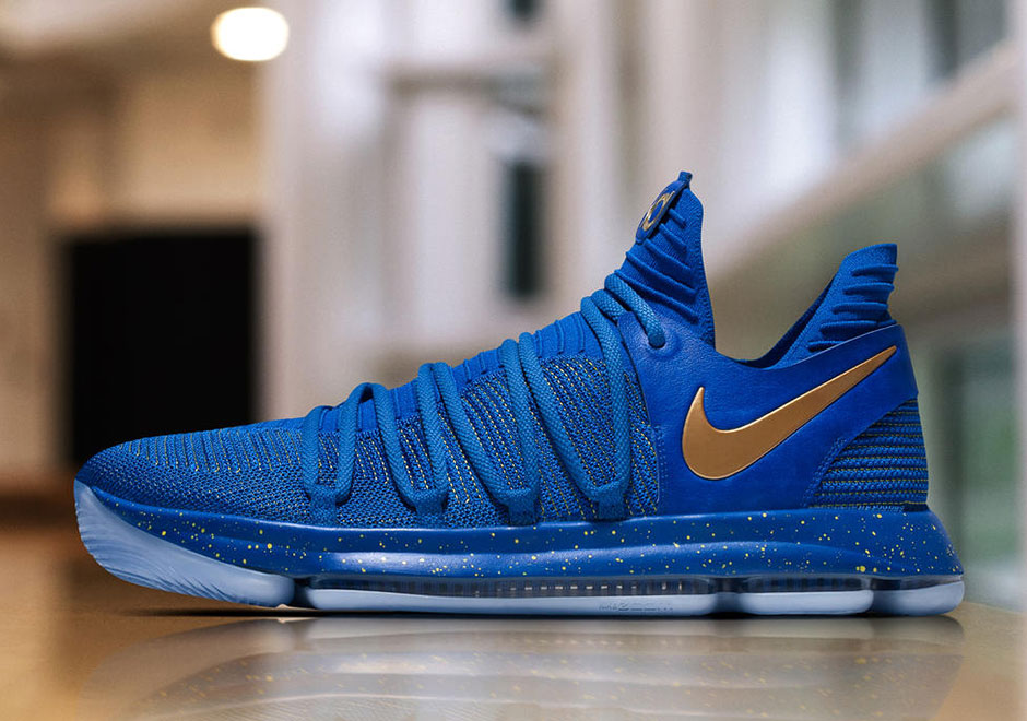 Nike KD 10 NBA Finals PE Blue Gold 