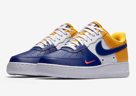 Nike Air Force 1 Low Mini Swoosh Barcelona 823511-404 | SneakerNews.com