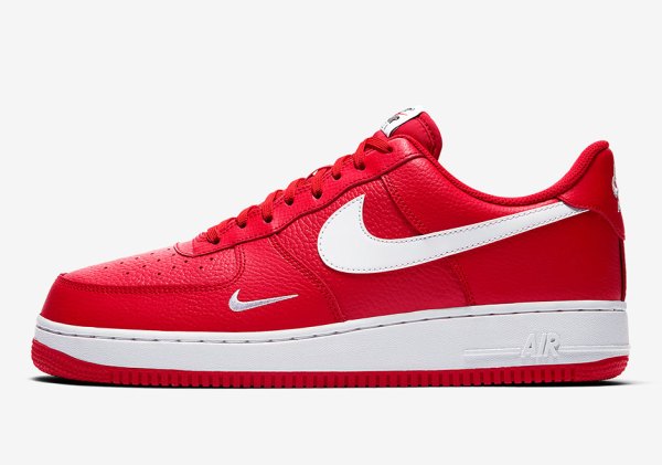 Nike Air Force 1 Low University Red Mini Swoosh 820266-606 ...