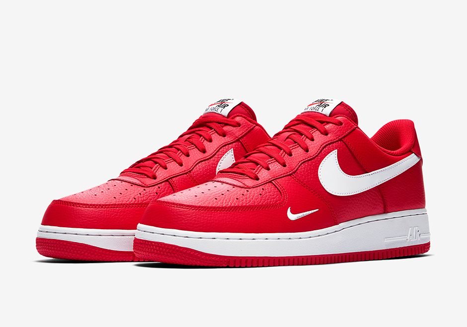 air force 1 university red white
