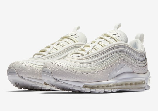 The Nike Air Max 97 Is Releasing In White Snakeskin