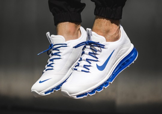 The Air Max More Releases in Bright White and Royal For Summer