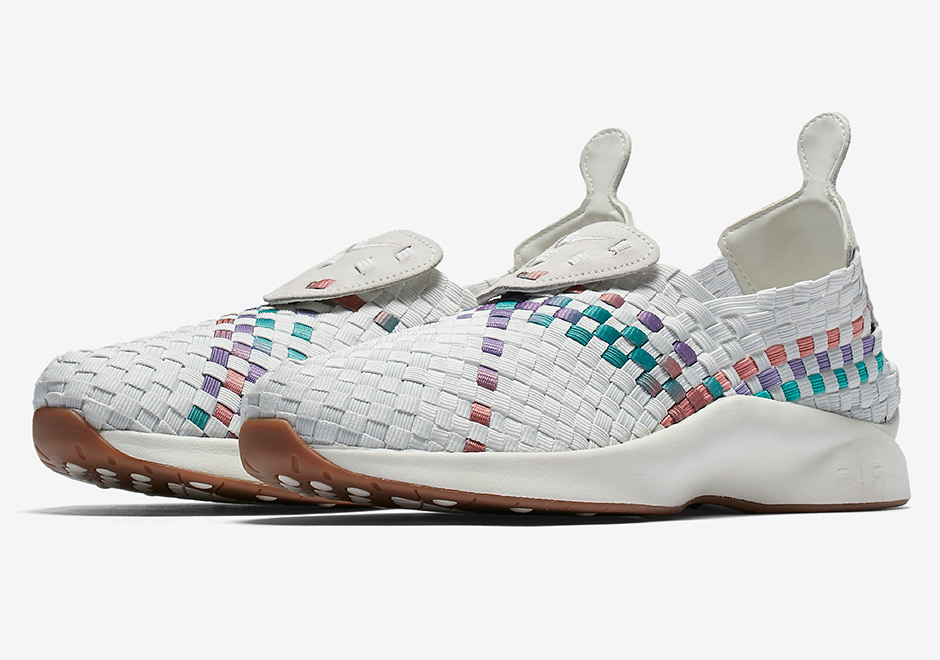 Nike Air Woven Sail White Red Stardust Orchid Mist 2