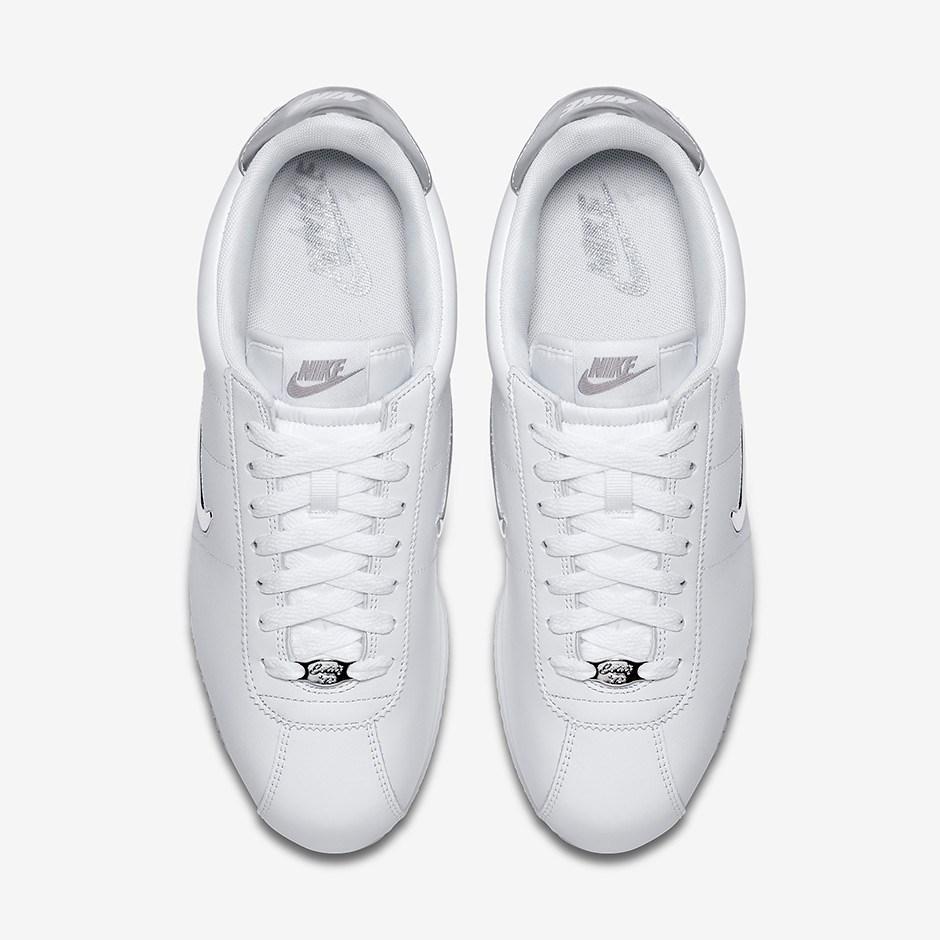 Nike Cortez Jewel White Metallic Silver 3
