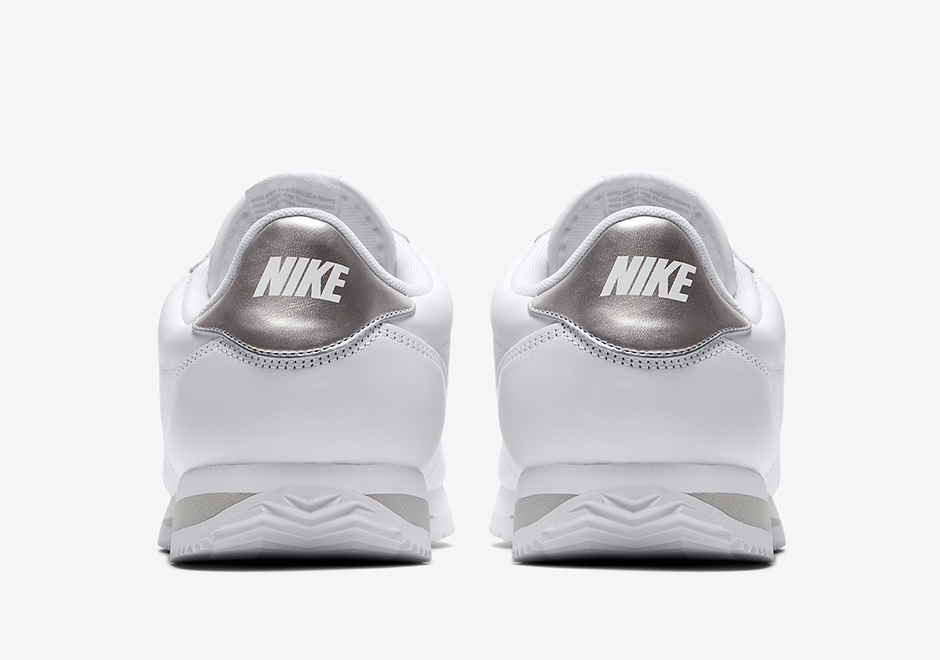 Nike Cortez Jewel White Metallic Silver 4