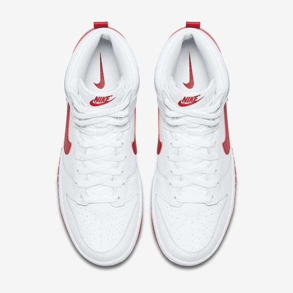 Nike Dunk High White Gym Red 904233-102 | SneakerNews.com