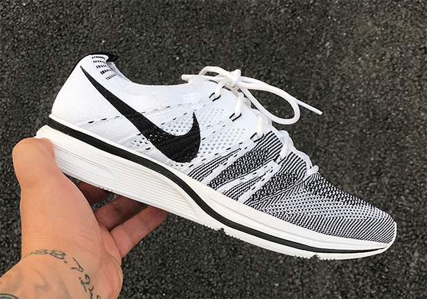 The Nike Flyknit Trainer Retro In White/Black Releases On July 27th