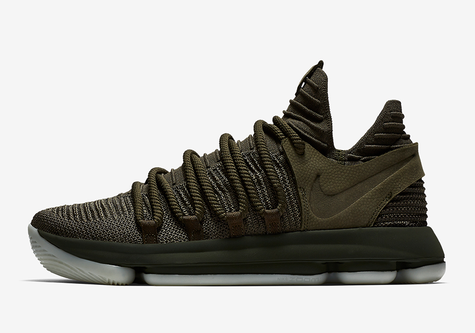 Nike KD 10 NL EP Olive Green 943298 900 SneakerNews