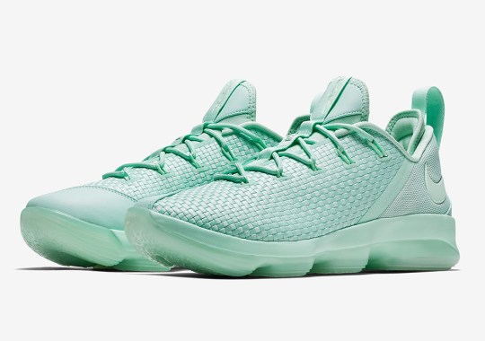 The Nike LeBron 14 Low in Mint Green Arrives This Summer