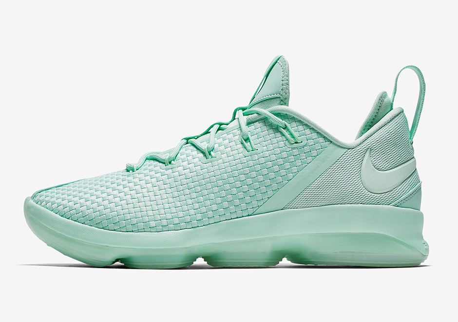 lebron 14 low mint foam