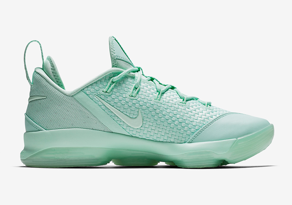 mint green lebrons