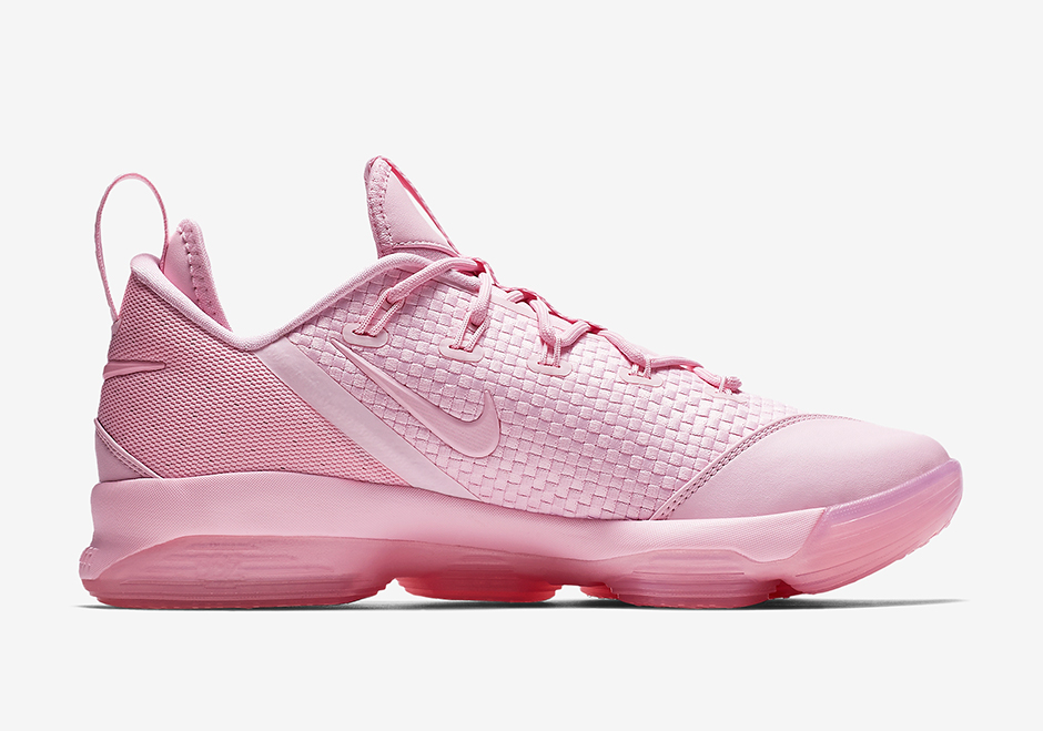 nike lebron 14 low pink 878635 600 03