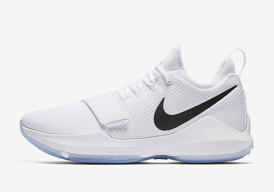 Nike PG 1 White Black Ice Blue 878627-100 | SneakerNews.com