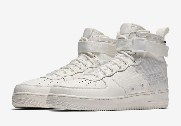 Nike SF AF1 Mid Triple Ivory Release Date AA6655-100 | SneakerNews.com