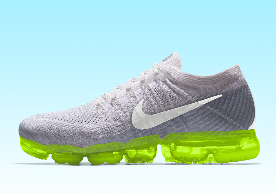 Nike VaporMax Available On NIKEiD In Six Sole Options