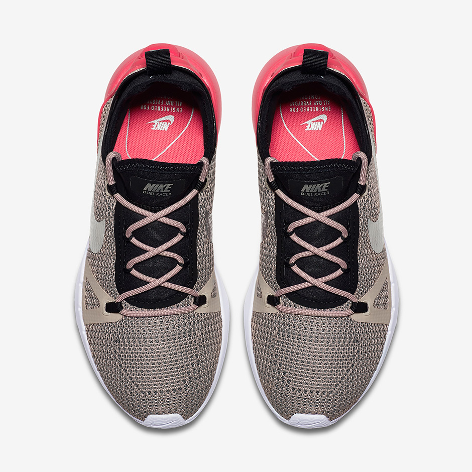 Nike Wmns Duel Racer Beige Pink Silver Black 3