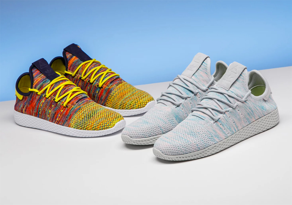 Pharrell adidas Tennis Hu Multi Color Preview by Stadium Goods |  SneakerNews.com