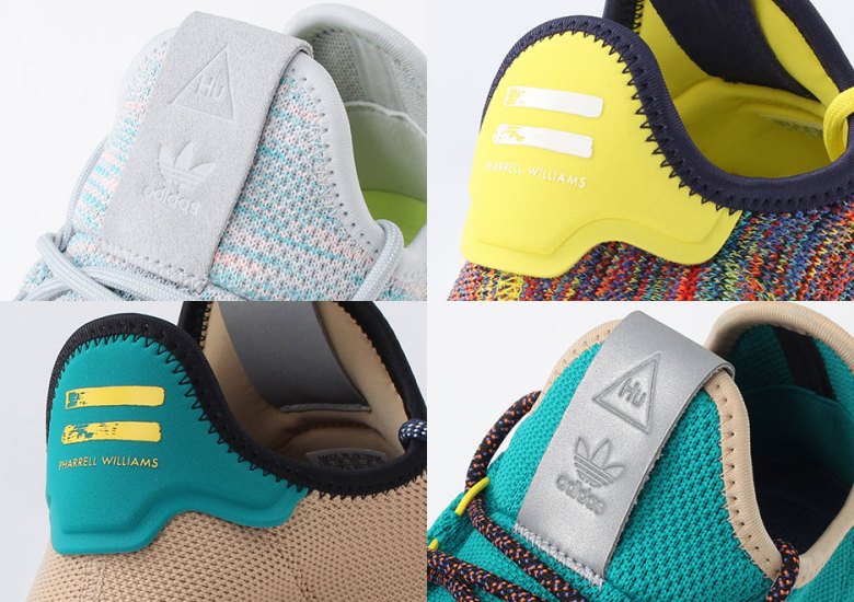Detailed Preview Of Four Upcoming Pharrell x adidas Tennis Hu Colorways