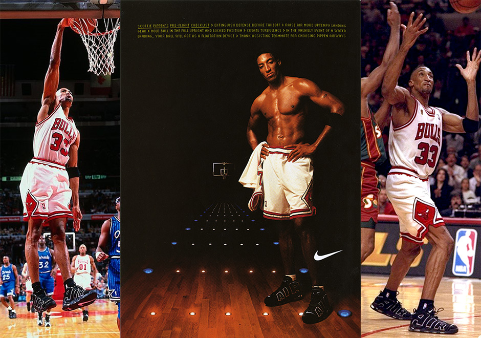 Scottie Pippen Nike Air More Uptempo History