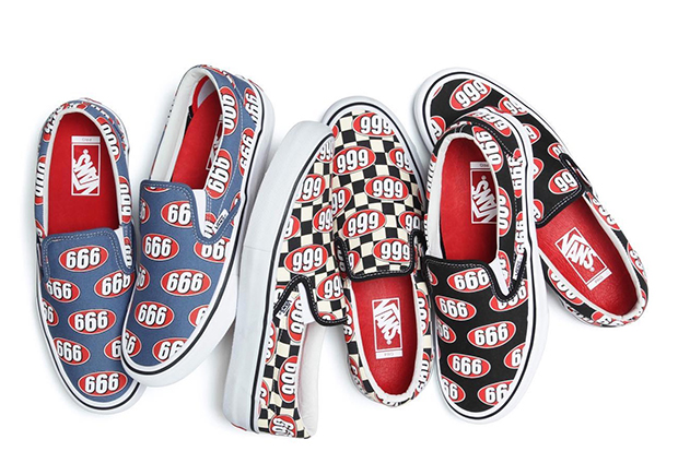Vans X Supreme Slip-On SS19 Diamond Plate Collection Red SUP-SS19