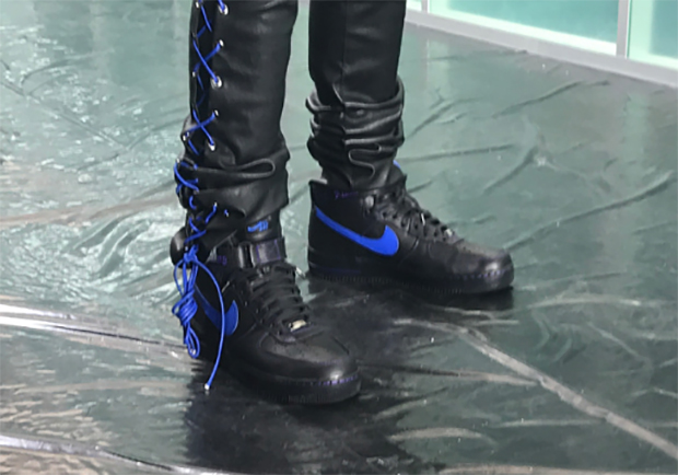 Vlone Nike Air Force 1 High Collection Runway 2