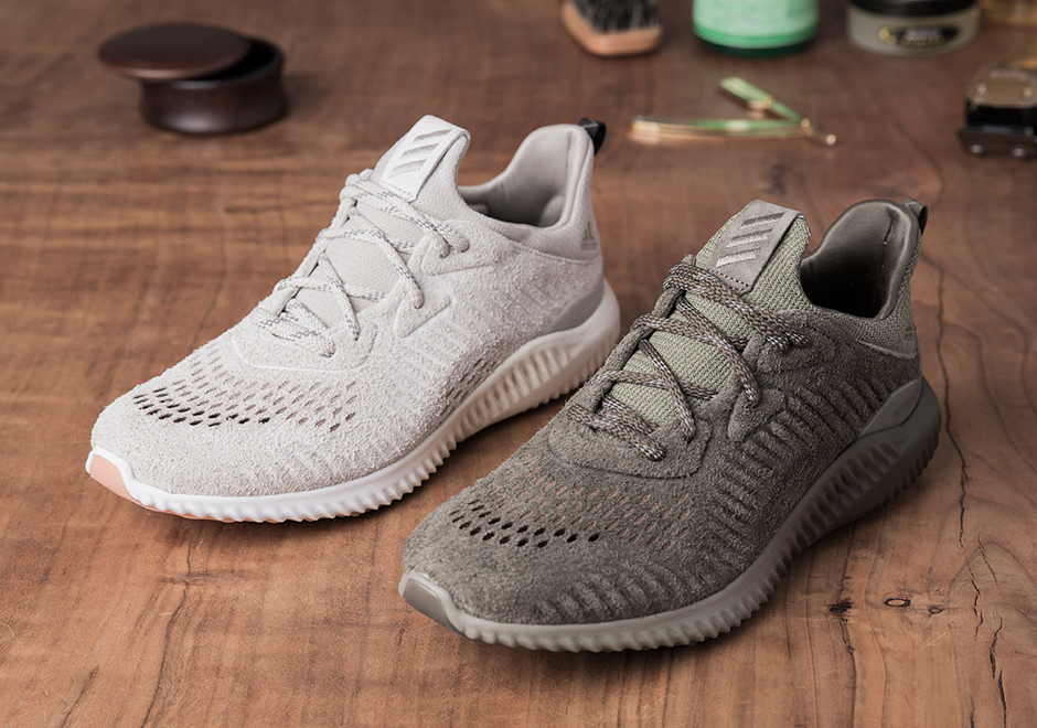 adidas Adds Suede Uppers To The AlphaBOUNCE Running Shoe
