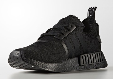 Adidas Nmd R1 Primeknit Japan Triple Black Bz0220 