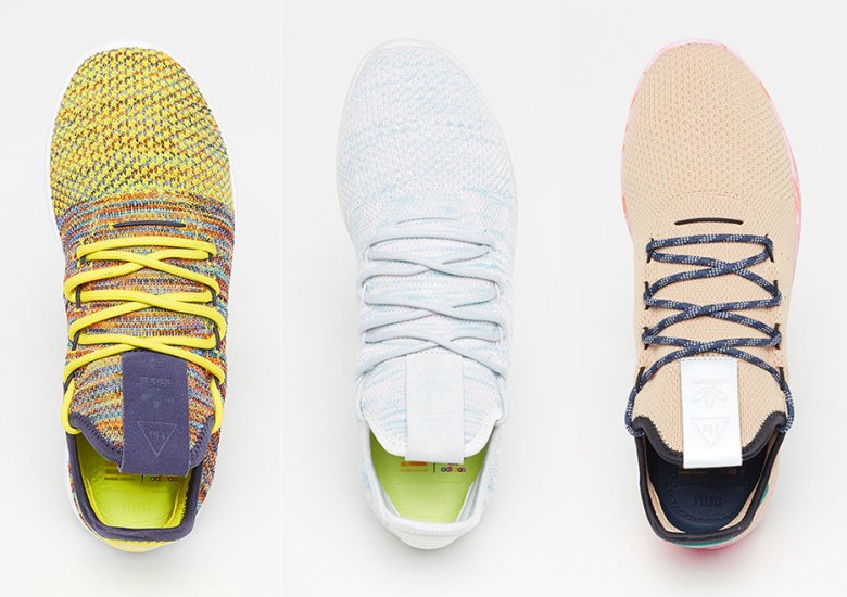 Pharrell’s adidas Tennis Hu In Three Colorful Versions Release Next Week